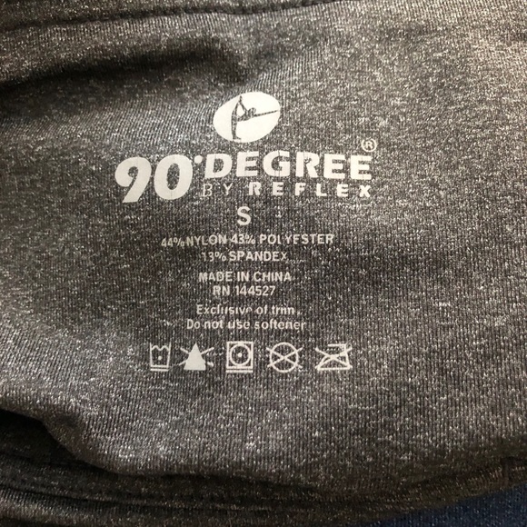 90 Degree by Reflex Gray Tri-blend Yoga Pant S - Picture 4 of 4